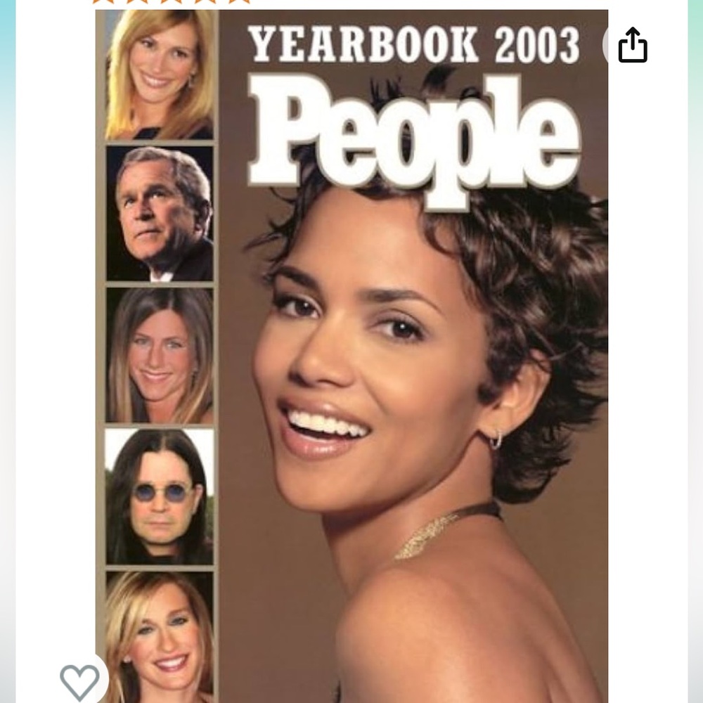 People: Yearbook 2003 hardcover time capsule book vintage